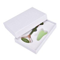 ماساژور جید رولر صورت و سنگ گواشا رزگلد ریلکس Relax